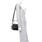 Dolly Calfskin 4X4 Shoulder Bag Black White