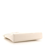 Shiny Lambskin Quilted Mini 31 Shopping Bag White