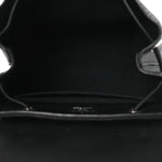 Calfskin Lockme Mini Backpack Black