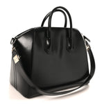 Shiny Lord Calfskin Medium Antigona Black
