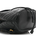 Calfskin Matelasse GG Marmont Flap Backpack Black