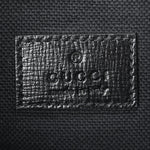 GG Supreme Monogram Textured Calfskin Retro Interlocking G Belt Bag Black