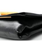 Calfskin Natalia Convertible Clutch Black