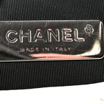 Glossy Calfskin Quilted Medium Chanel 19 Flap White Black