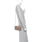 Calfskin Matelasse Super Mini GG Marmont Shoulder Bag Porcelain Rose