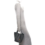 Taurillon Clemence Picotin Lock 22 MM Black
