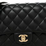 Calfskin Quilted Bolero De Chanel Flap Bag Black