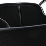 Grained Calfskin Medium N/S Park Tote Black