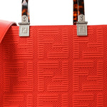 Technical Fabric Plexiglass FF Medium Fendi Sunshine Shopper Tote Tulipano