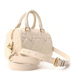 Calfskin Macrocannage Groove 20 Bag Dusty Ivory
