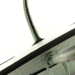 Matte Alligator Birkin Sellier 25 Vert D'eau