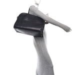 Polished Saddle Calfskin Soft Margaux 17 Black