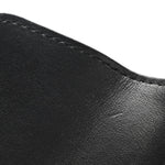 Calfskin Quilted Perfect Fit Coin Purse With Chain Black