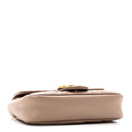Calfskin Matelasse Super Mini GG Marmont Shoulder Bag Porcelain Rose