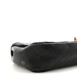 Caviar Quilted East West Flap Black
