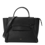 Grained Calfskin Micro Belt Bag Black