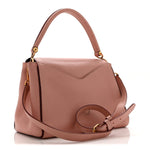 Grained Calfskin Monogram Double V Rose Poudre