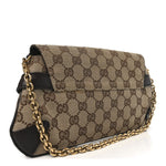 Monogram Horsebit Clutch Dark Brown