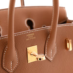 Togo Birkin 25 Gold