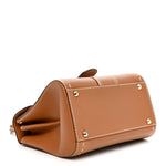 Grained Rodeo Calfskin Surpique Mini Brillant Satchel Vegetal Ivory
