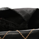 Calfskin Wild Stitch Large Tote Black