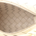 Patent Nappa Intrecciato Mini Loop Camera Bag White