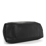 Pebbled Calfskin Medium Soho Chain Shoulder Bag Black