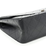 Aged Calfskin Quilted 2.55 Reissue 227 Flap Dark Grey