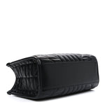 Calfskin Matelasse Aria Small GG Marmont Shoulder Tote Black