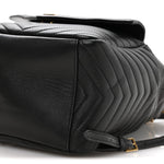 Lambskin Matelasse Monogram Joe Backpack Black