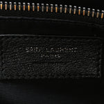 Grained Lambskin Monogram Oversized Niki Chain Satchel Black