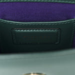 Calfskin Small Serpenti Forever Snake Strap Crossbody Bag Emerald Green
