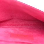 Calfskin Classic Y Ligne Clutch Fuchsia