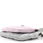 Econyl Monogram Pillow Maxi Multi Pochette Accessories Silver Pale Pink