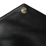 Lambskin Quilted Monogram Large Loulou Black
