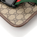 GG Supreme Monogram Neo Vintage Web Belt Bag Brown