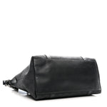 Nylon Monogram Medium GG Charm Dome Satchel Black