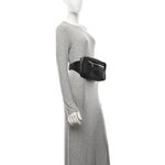 Soft GG Supreme Monogram Web Belt Bag Black Grey