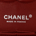 Caviar Quilted Medium Double Flap Burgundy