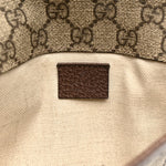 GG Supreme Monogram Neo Vintage Web Belt Bag Brown