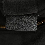 Grained Calfskin Triomphe Medium Cabas Anais Black