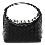 Calfskin Nappa Intrecciato Mini Wallace Black