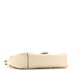 Calfskin Matelasse Small GG Marmont Shoulder Bag White
