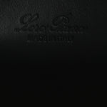 Calfskin Cotton Linen Nano Sesia Happy Day Bag Natural Black