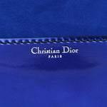 Metallic Patent Crystal Dioraddict Flap Bag Blue