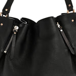 Grainy Calfskin House Check Medium Maidstone Black