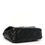 Lambskin Quilted Medium Chanel 19 Flap Black