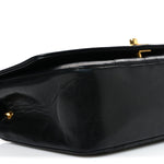 Lambskin Quilted Small Single Flap Black