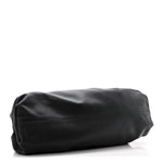 Smooth Butter Calf The Pouch Oversized Clutch Black