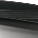 Shiny Calfskin Triomphe Chain Shoulder Bag Black